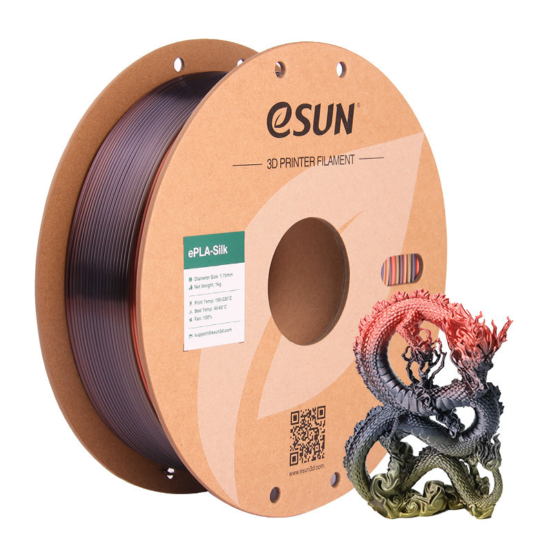 eSUN PLA-Silk Rainbow 1.75mm 3D Filament 1KG - Image 6