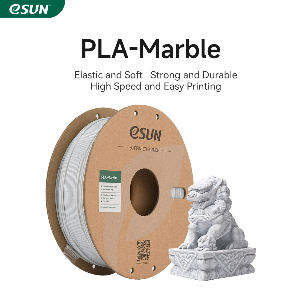 eSUN PLA-Marble 1.7mm 3D Filament 1KG