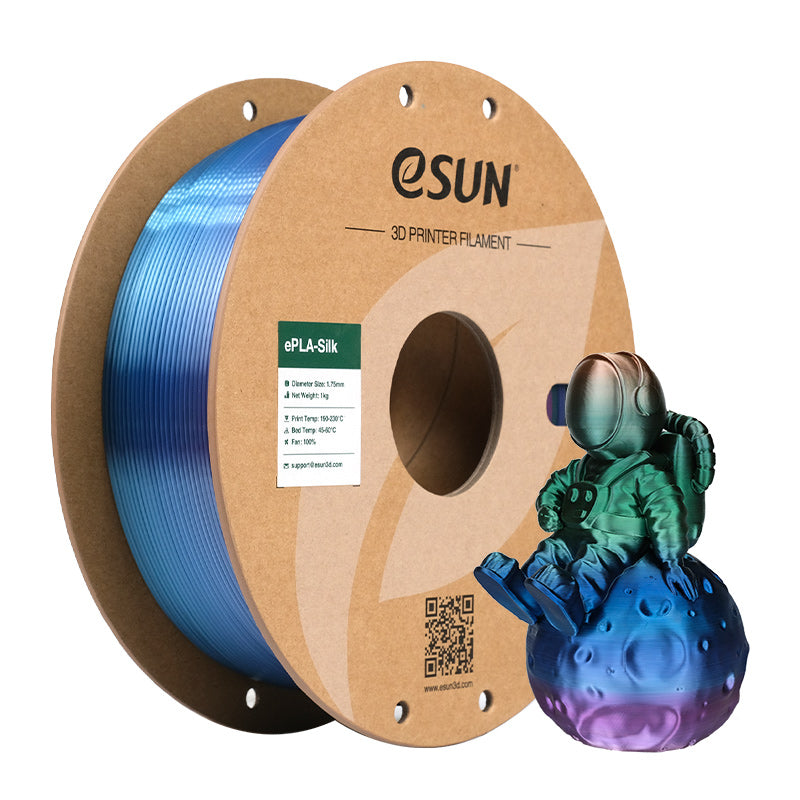 eSUN PLA-Silk Rainbow 1.75mm 3D Filament 1KG - Image 7