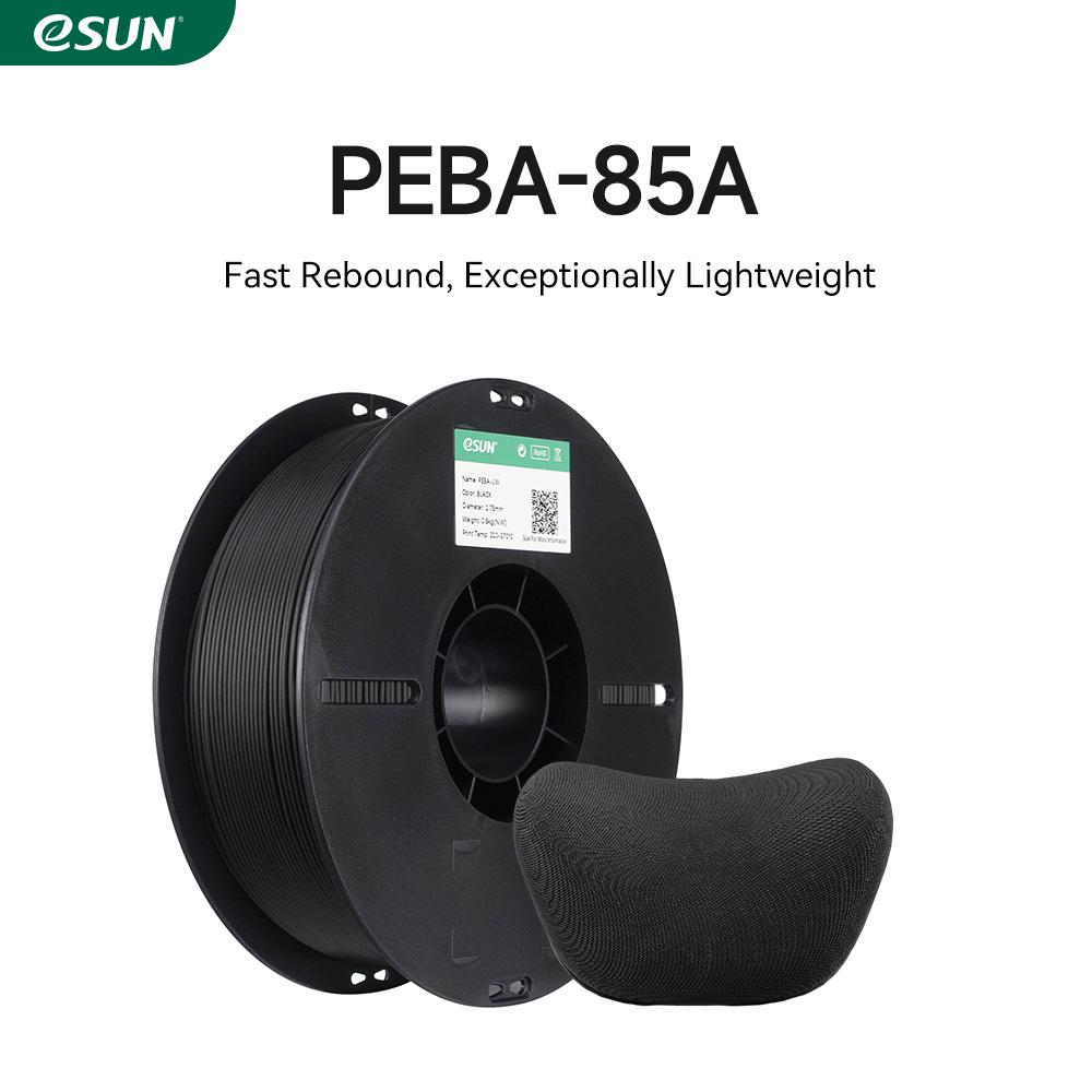 eSUN PEBA-85A 1.75mm 3D Filament 0.8KG