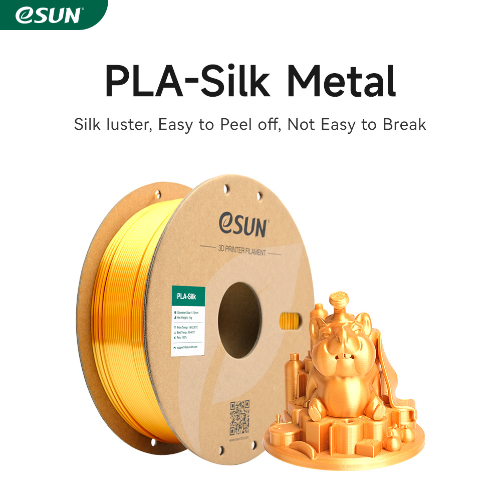 eSUN PLA-Silk Metal 1.75mm 3D Filament 1KG