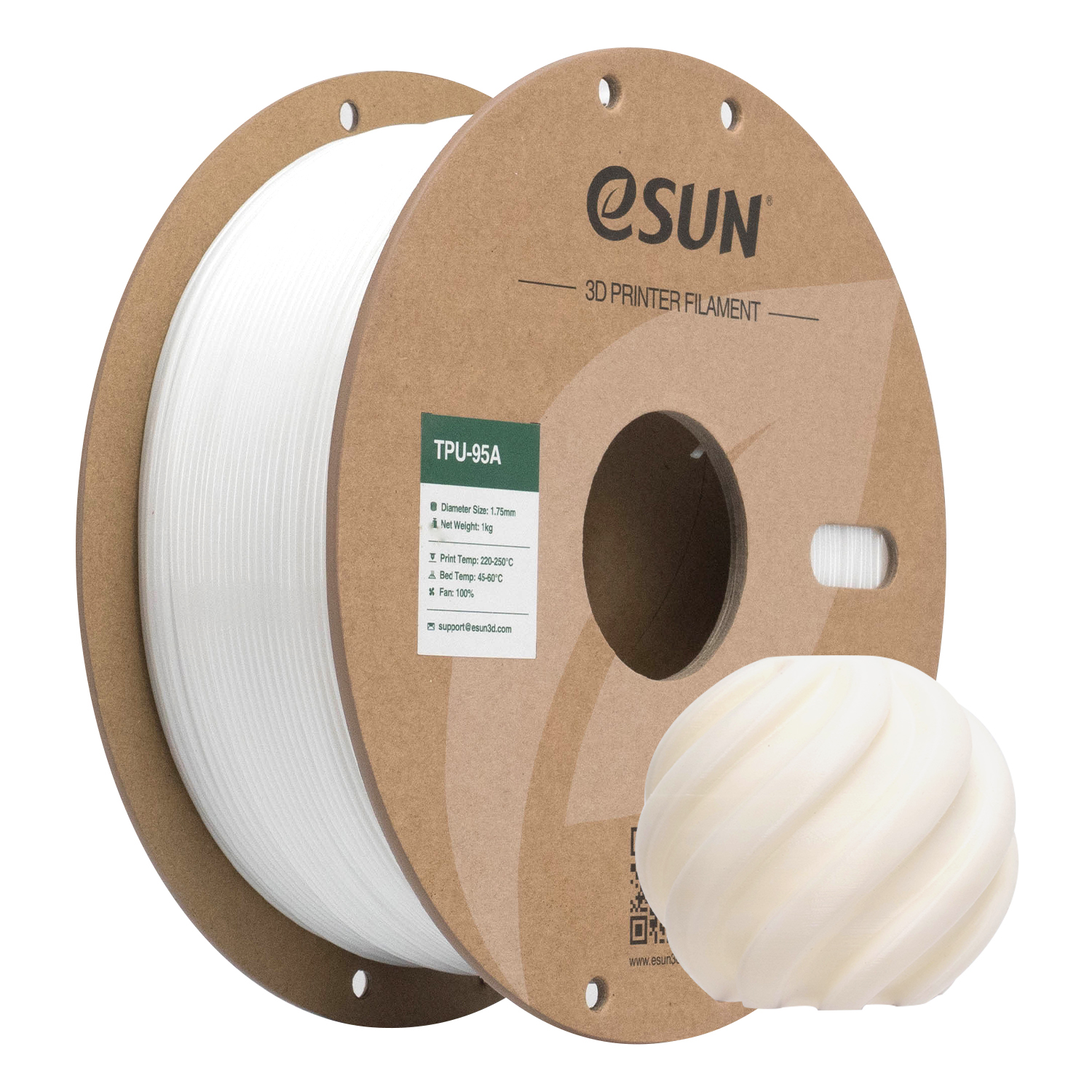 eSUN TPU-95A 1.75mm 3D Filament 1KG - Image 8