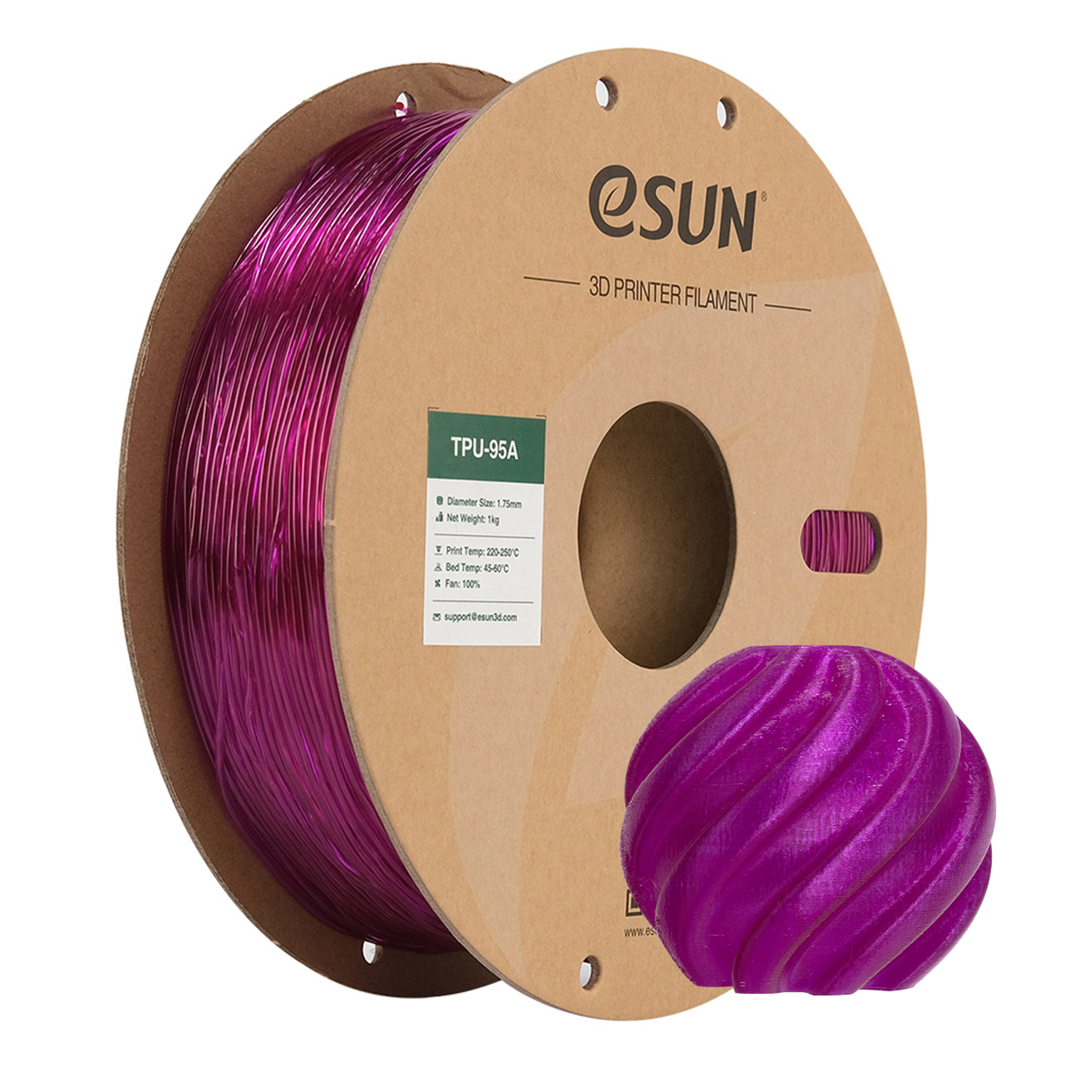 eSUN TPU-95A 1.75mm 3D Filament 1KG - Image 16