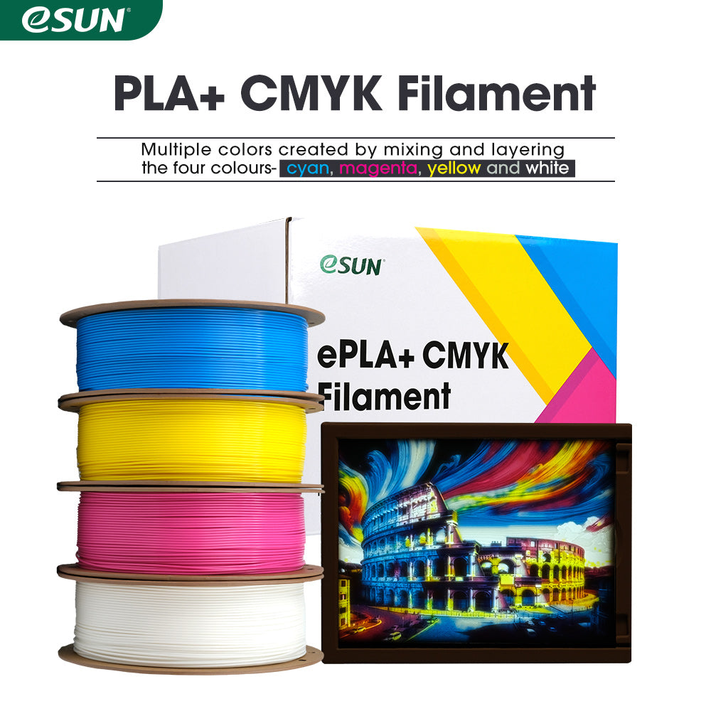 eSUN PLA+ CMYK Filament Bundle 4PCS - Image 2