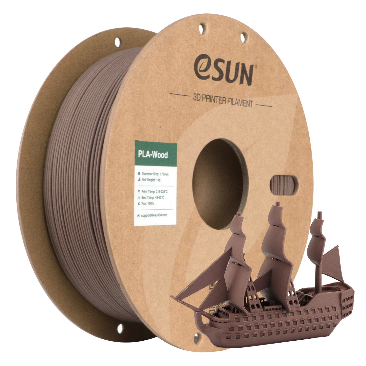 eSUN PLA-Wood 1.75mm 3D Filament 1KG - Image 10
