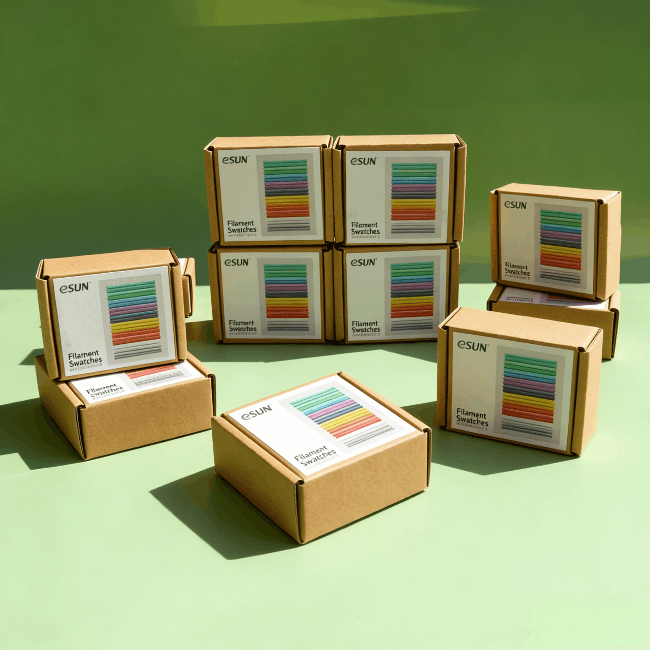 eSUN Filament Swatches