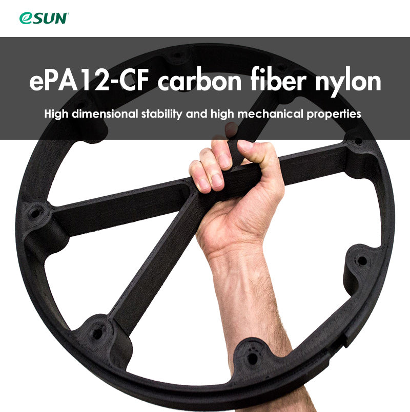 eSUN PA12-CF 1.75mm 3D Filament 1KG - Image 4