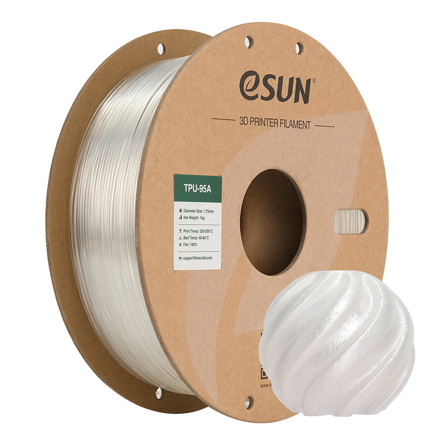 eSUN TPU-95A 1.75mm 3D Filament 1KG - Image 9