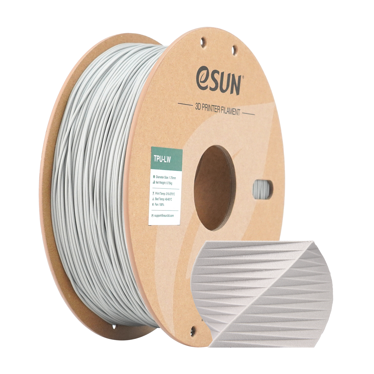 eSUN TPU-LW 1.75mm 3D Filament 0.75KG - Image 12