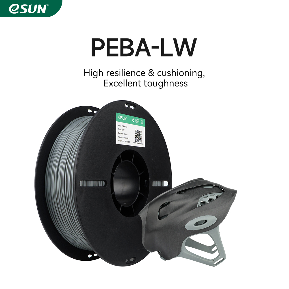 eSUN PEBA-LW 1.75mm 3D Filament 0.8KG