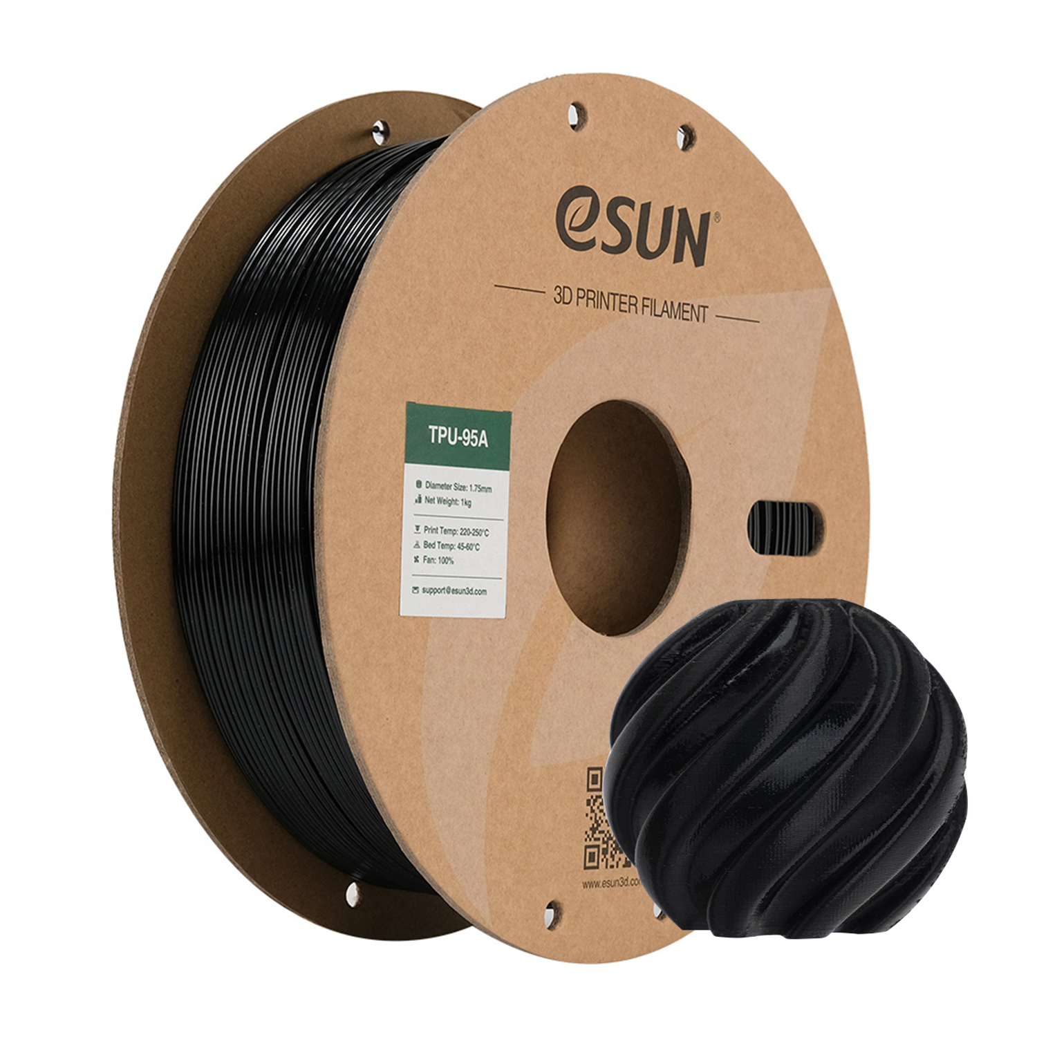eSUN TPU-95A 1.75mm 3D Filament 1KG - Image 6