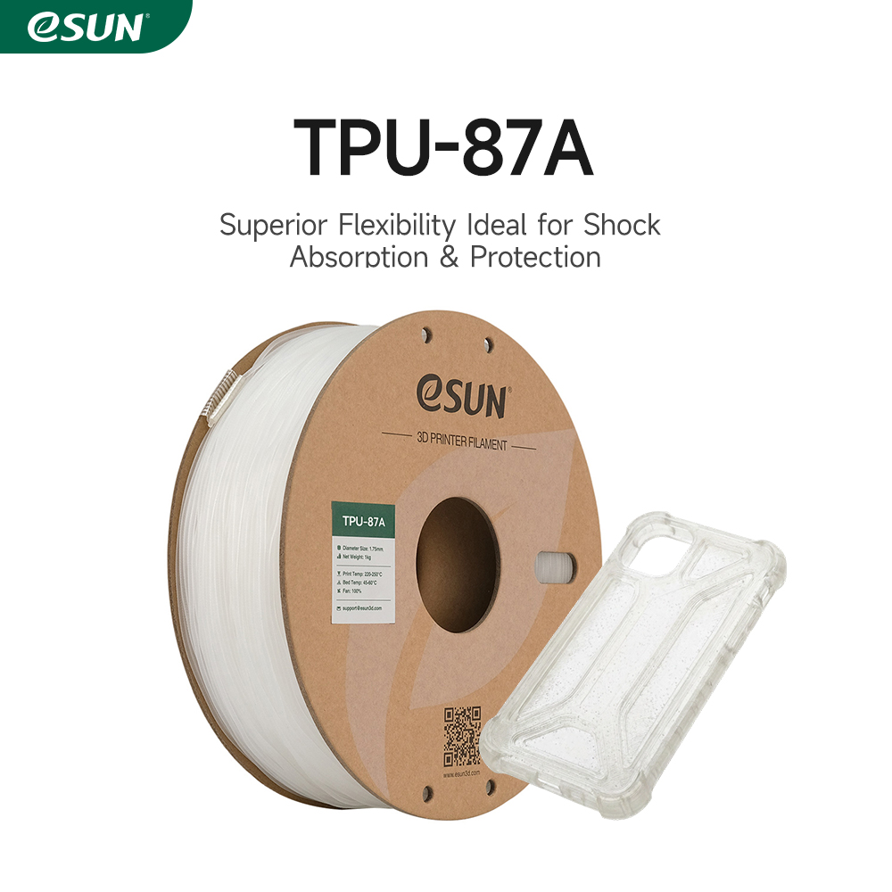 eSUN TPU-87A 1.75mm 3D Filament 1KG