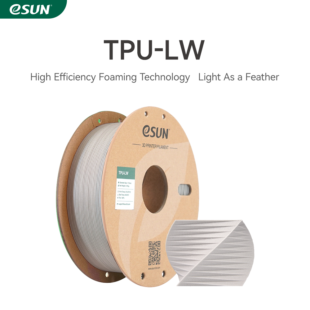 eSUN TPU-LW 1.75mm 3D Filament 0.75KG