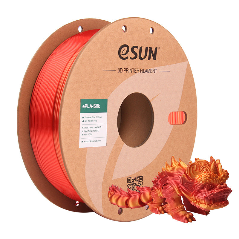 eSUN PLA-Silk Rainbow 1.75mm 3D Filament 1KG - Image 5